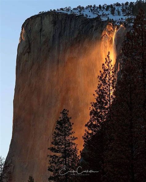 Yosemite Firefall Ignites Horsetail Fall with a Brilliant Illusion