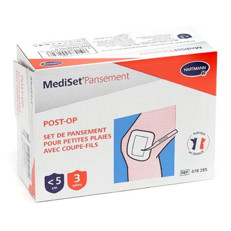 Mediset Post Op Set De Pansement Plaies Blisters