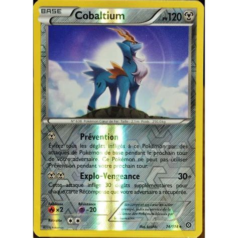 Carte Pokémon 74 114 Colbatium 120 PV REVERSE XY Offensive Vapeur