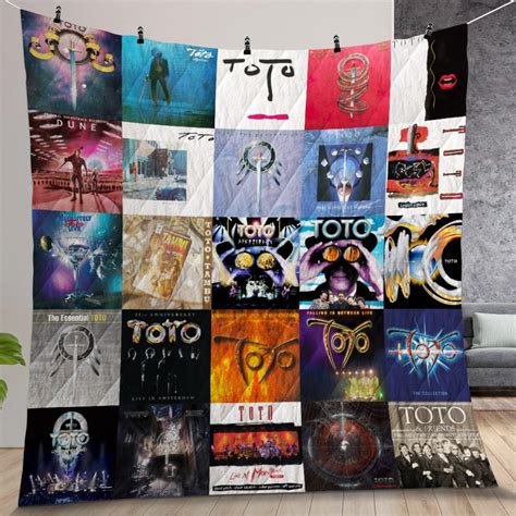 Toto Album Covers Quilt Room Decoration - Anaslady.com