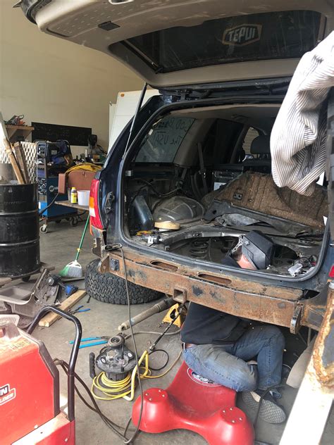 In The Middle Of A Tank Tuck And Reenforcing The Sway Bars On The Wj