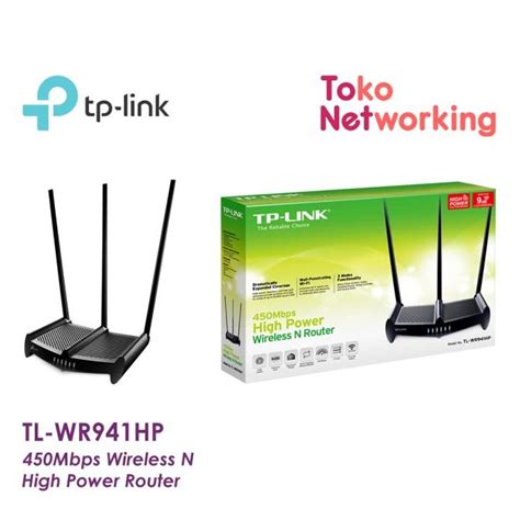 Jual Tp Link Tl Wr Hp Mbps High Power Wireless N Router Wr Hp