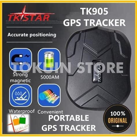 Jual Tkstar Tk Car Gps Tracker Portable Waterproof Pelacak Lokasi