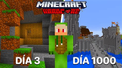 Sobreviviendo El D A En Hardcore Minecraft Youtube