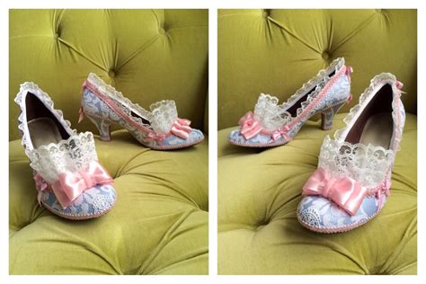 Marie Antoinette Costume Shoes Heels Rococo Baroque Fantasy Etsy