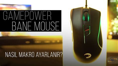 Bane Mouse için Makro Ayarlama YouTube