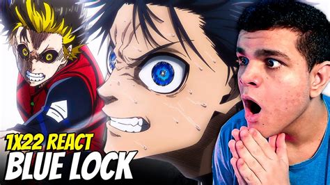 O DESPERTAR DE BACHIRA ISAGI TÁ JOGANDO MUITO BLUE LOCK EP 22 REACT