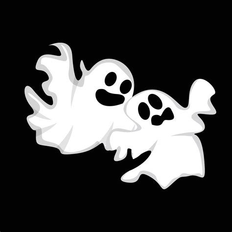 Ghost Logo Design, Halloween Icon, Halloween Costume Illustration, Celebration Banner Template ...