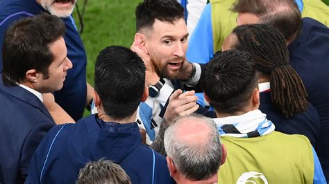 Leo Messi Y Su Celebración Del Topo Gigio En El Holanda Vs Argentina