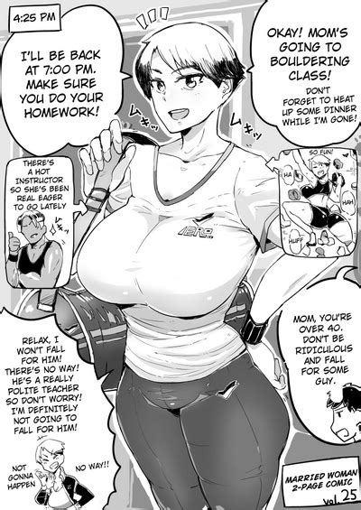 Hitozuma Futakoma Married Woman 2 Page Comic Nhentai Hentai