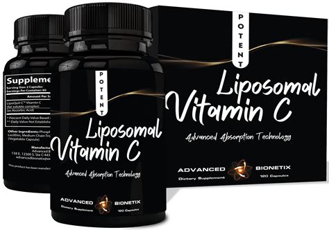 Advanced Bionetix Liposomal Vitamin C Supplement Lipoquil C™ Enhanced Absorption Technology