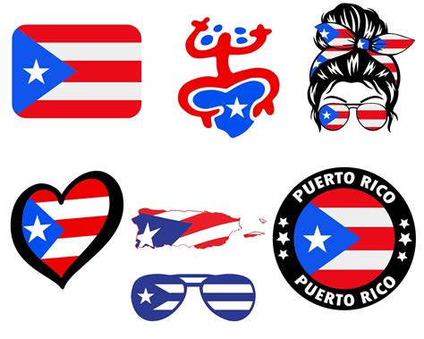 Puerto Rico Svg Latina Svg Cricut Svg Puerto Rico Png Etsy