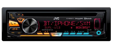 JVC KD R985BTS Single DIN Bluetooth CD Receiver With Dual USB