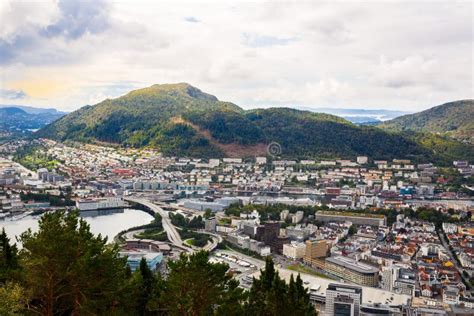 Bergen city stock photo. Image of building, hill, scandinavian - 118211734