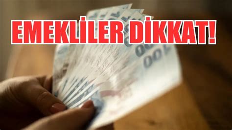 Emekliler Dikkat Y Ksek Emekli Promosyonu Almak I In Son G Nler Bin