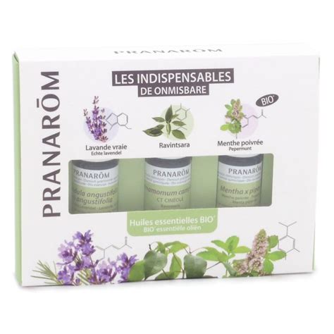 Pranarom Coffret Les Indispensables Bio X Ml