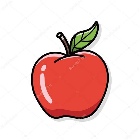 Apple Doodle Stock Vector By Wenchiawang