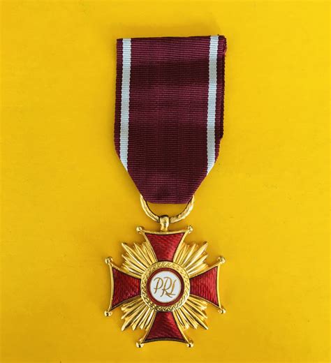 Order Medal Prl Z Oty Warszawa Og Oszenie Na Allegro Lokalnie