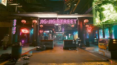 Cyberpunk 2077 Jig Jig Street At Night 4K60FPS YouTube