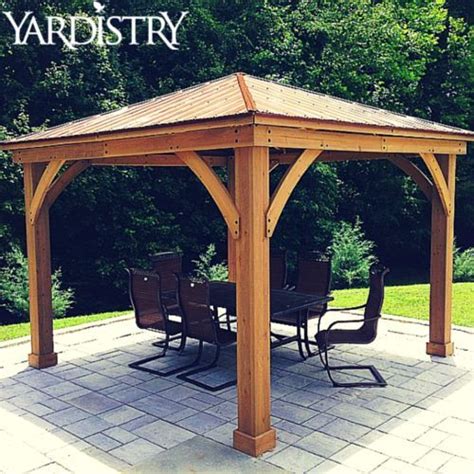 Build Your Perfect Outdoor Oasis Yardistry Backyard Gazebo Gazebo