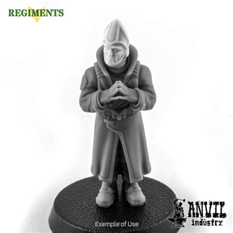 Male Gothic Civilian Heads For 28mm Herioc Sci Fi Miniatures