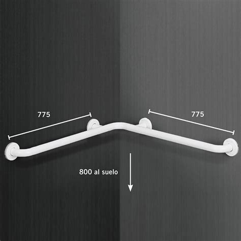 Barra de apoyo ángulo horizontal nylon 155 Presto Equip