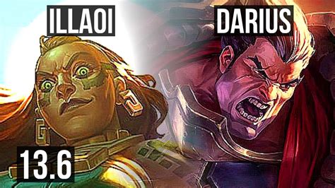 ILLAOI Vs DARIUS TOP 7 Solo Kills 900 Games Rank 9 Illaoi