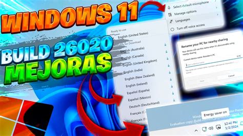 Nuevo Windows Build Con Mejoras Y Funciones Novedades De