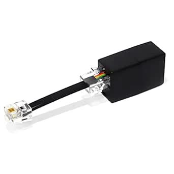 Amazon Retailandbulk Pack Phone Jack To Ethernet Adapter Rj