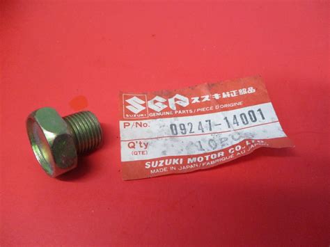 Suzuki Oil Drain Plug 09247 14001 SUPERCEEDED By 09247 14002 For Sale