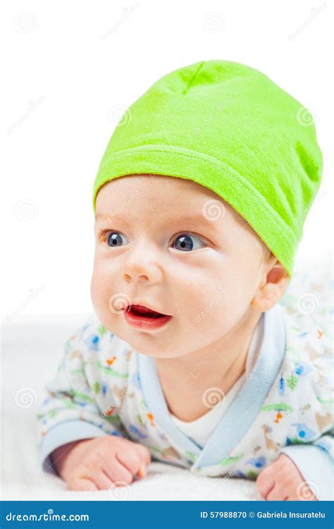 Cute Baby Boy Portrait Stock Photo Image Of Smiling 57988870