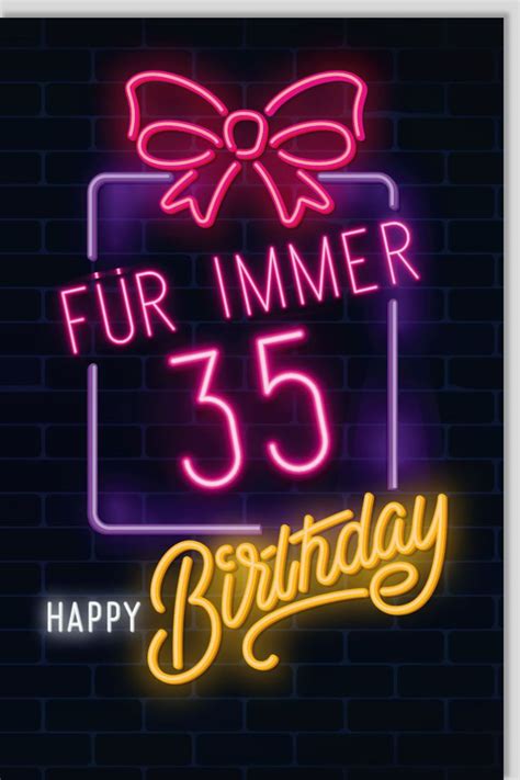 Geburtstagskarte F R M Nner Lustig F R Immer Happy Birthday Neonr Hre