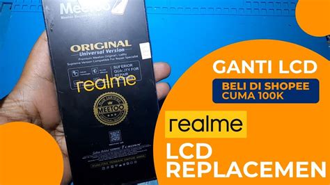 Cara Mudah Ganti Lcd Realme Lcd Replacement Realme I Youtube