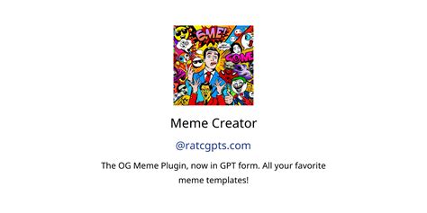 Meme Creator GPTs Features And Functions Examples And Prompts GPT Store