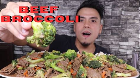 Beef Broccoli Mukbang Asmr Youtube