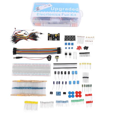 DIY Electronics Components Kit Assortment Resistor Capacitor Diode