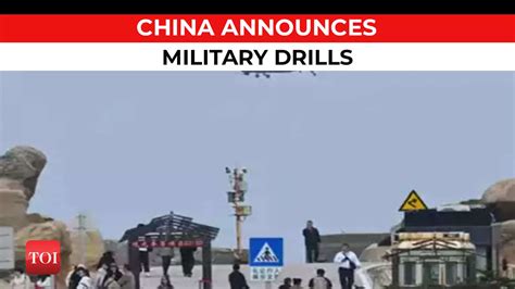 China Launches Three Days Of Military Drills In Taiwan Strait