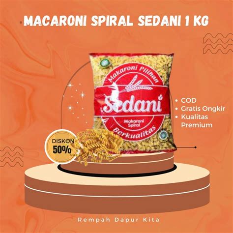 Jual Macaroni Sedani Pipa Dan Spiral Kg Shopee Indonesia