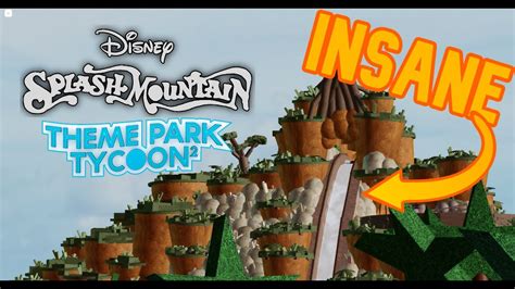 INSANE Splash Mountain Theme Park Tycoon 2 200 Subscriber Special