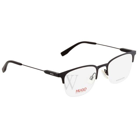 Hugo Boss 51 Mm Matte Black Eyeglass Frames World Of Watches