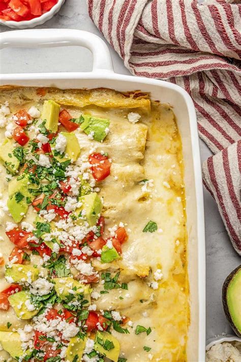 Creamy Shrimp Enchiladas Lemon Blossoms