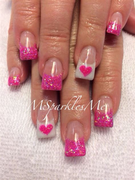 Pin By Hayley Adamson On Swanky Nails Nail Designs Valentines Valentines Nails Valentine