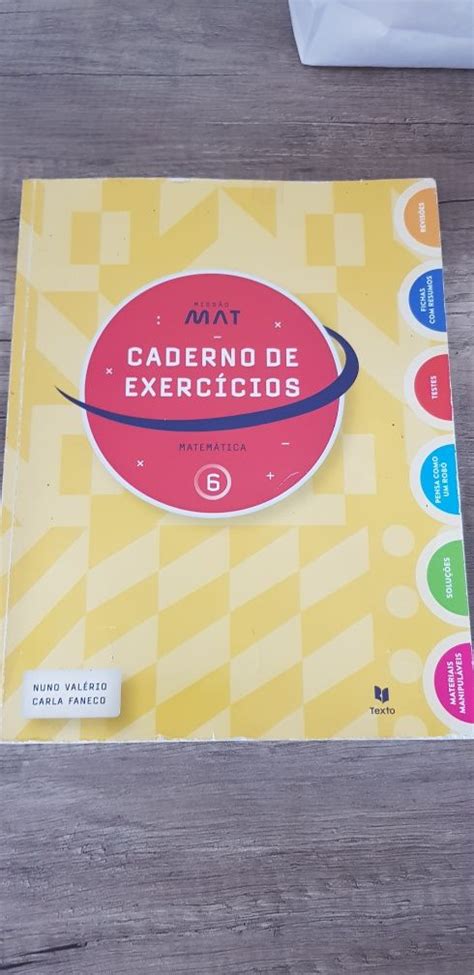 Caderno De Exercícios Matemática 6°ano Avidos E Lagoa • Olx Portugal