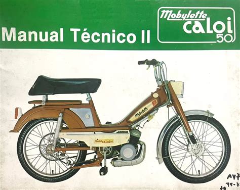 Manual Tecnico Ii Mobylette Caloi Original Mebuscar Brasil