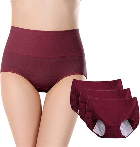 Bozevon Femme Culottes Menstruelles Femme Coton Elasticit Anti