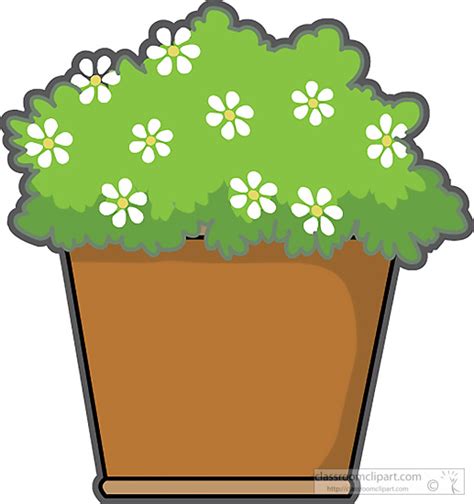 Plants Clipart Flowersinplanterbox Classroom Clipart