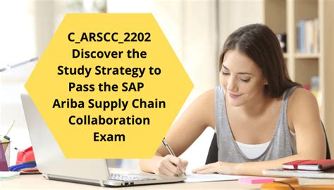 C Arscc Discover The Study Strategy To Pass The Sap Ariba Supply