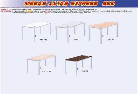 Mesas Altas Express 600 Disponible En Panel2000 Las Mejores Ofertas