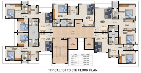 Shree Sainath Om Raja At Bhandup By Shree Sainath Group Floor Plans