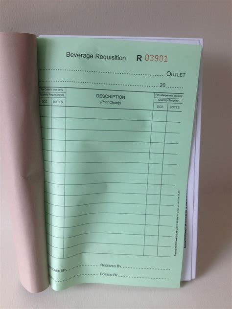 Duplicate 2 Plypart Ncr Restaurant Bar Food And Drink Order Pads